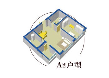 A2戶型 建築面積70.92平米